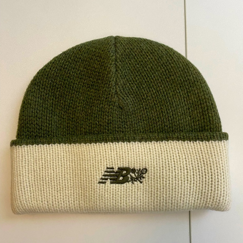 Aime Leon Dore x New Balance 997 Two Tone Wool Beanie Green